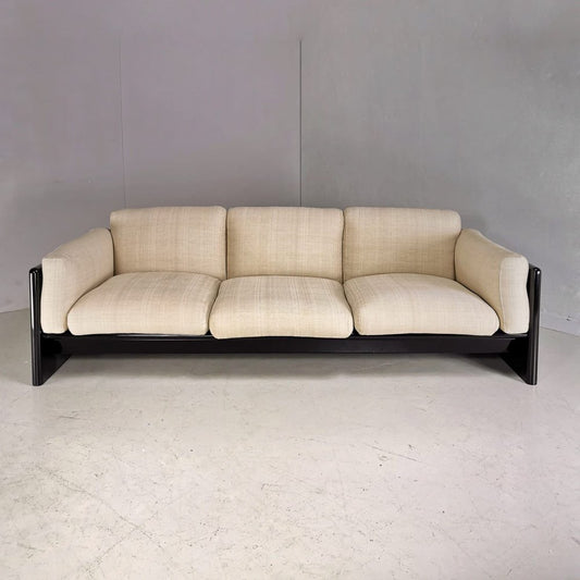 3-Seater Sofa in Beige Cotton by Gavina for Studio Simon, 1970s