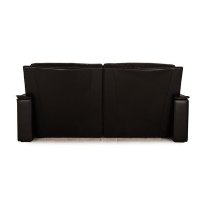 3-Seater Sofa in Black Leather from de Sede-RQW-1748213