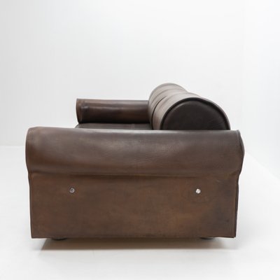 3-Seater Sofa in Brown Buffalo Leather by Marzio Cecchi, 1970s-TJQ-1742581