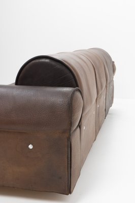 3-Seater Sofa in Brown Buffalo Leather by Marzio Cecchi, 1970s-TJQ-1742581