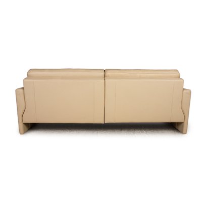 3-Seater Sofa in Cream Leather from FSM-RQW-1748468