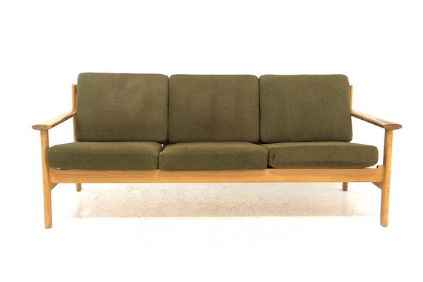 3-Seater Sofa in Oak, Sweden, 1970-GEK-1413800