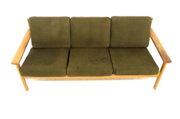 3-Seater Sofa in Oak, Sweden, 1970-GEK-1413800