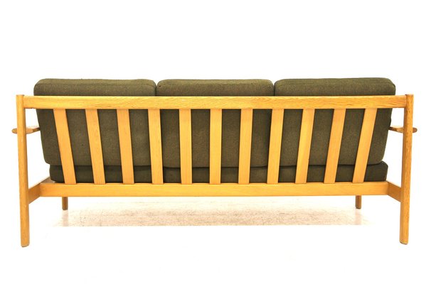 3-Seater Sofa in Oak, Sweden, 1970-GEK-1413800