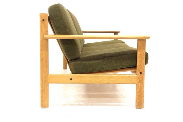 3-Seater Sofa in Oak, Sweden, 1970-GEK-1413800