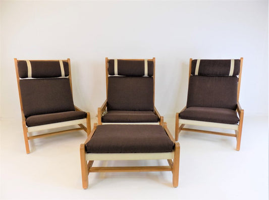 3-Series Module Sofa by Peter Ole Schionning for Niels Eilersen, 1970s, Set of 3