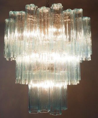 3-Tier Murano Glass Tube Chandelier, 1990s-OVO-1672027