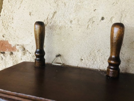 3-Tiered Wall Shelf in Walnut, 1960s-OJT-1791740