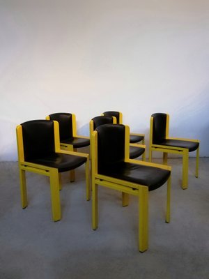 300 Model Chairs by Joe Colombo for Wells, 1970s, Set of 6-UIW-1140106