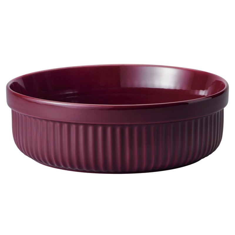 Uunikokki oven dish round 2 L by Arabia #plum #