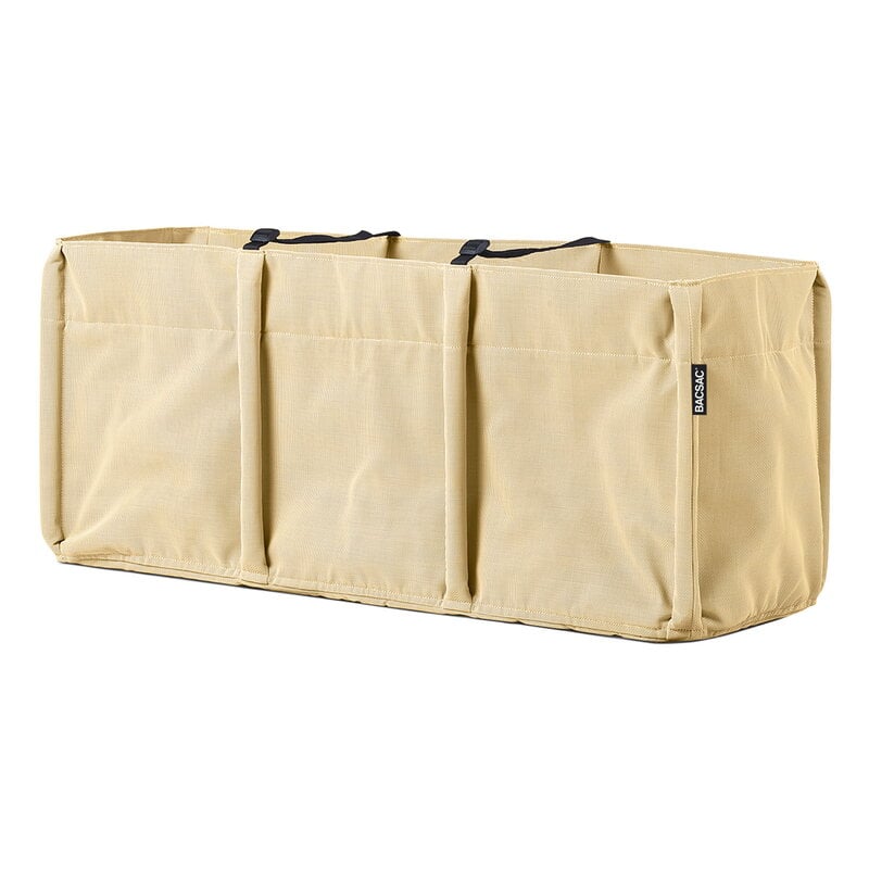 Baclong 3 fabric planter by Bacsac #110 L, ginger yellow #