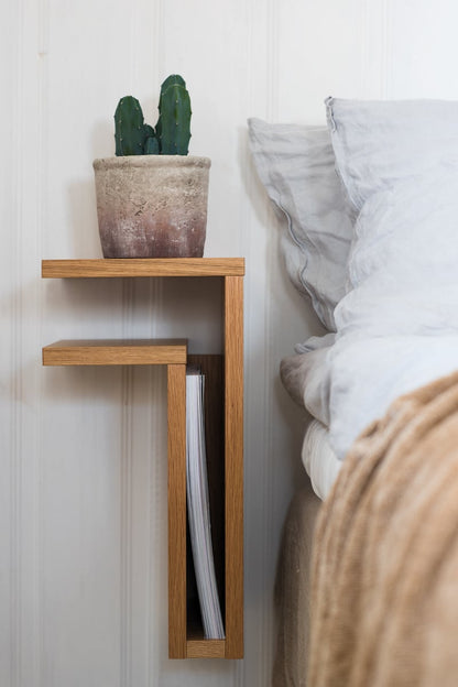 F-shelf, left, oak