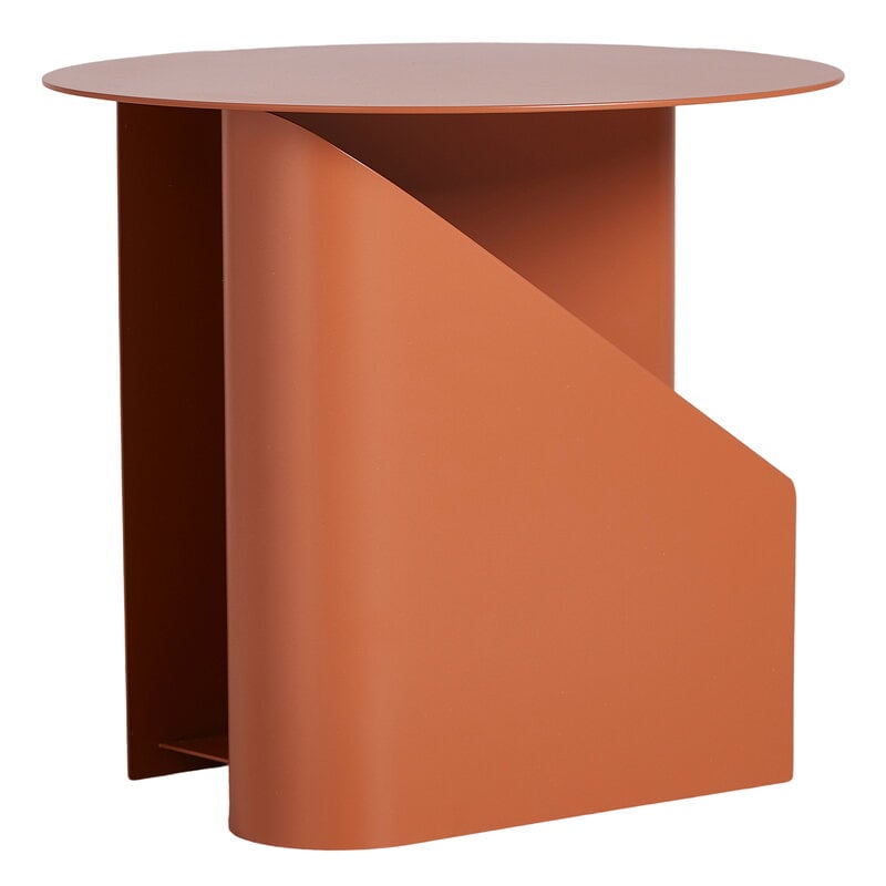 Sentrum side table by Woud #burned orange #