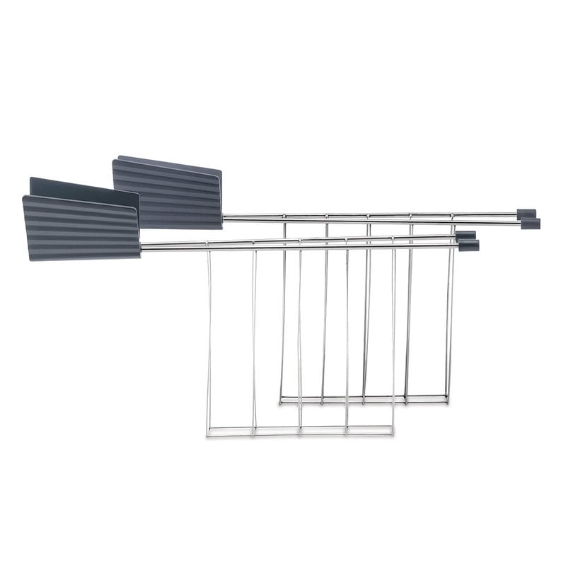 Plissé toaster rack by Alessi #grey #