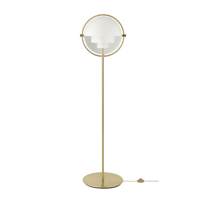 Multi-Lite Floor Lamp Brass/Matt Black