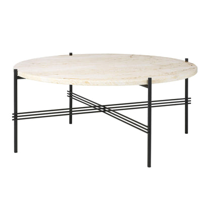 TS Coffee Table Round Ø80 Polished Steel