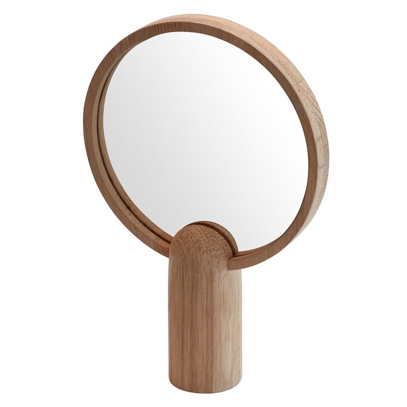 Aino mirror by Skagerak #small, oak #