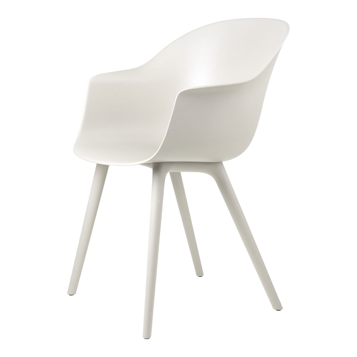 Bat Dining Chair Plastic Leg Front Upholstered In Hallingdal 65 173