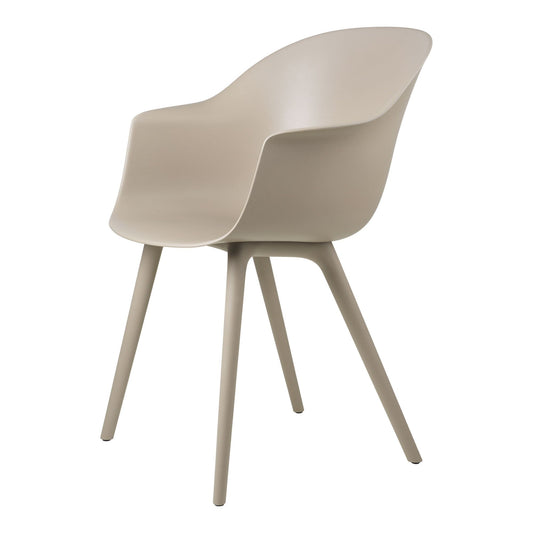 Bat Dining Chair Plastic Leg Front Upholstered In Hallingdal 65 173