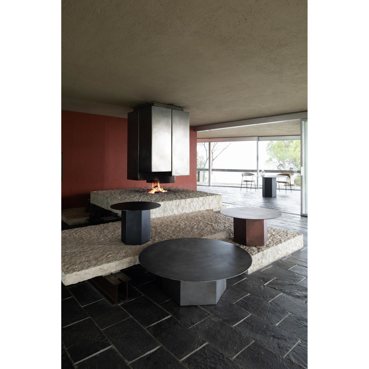 Epic Coffee Table Round Ø60 Grounded Red