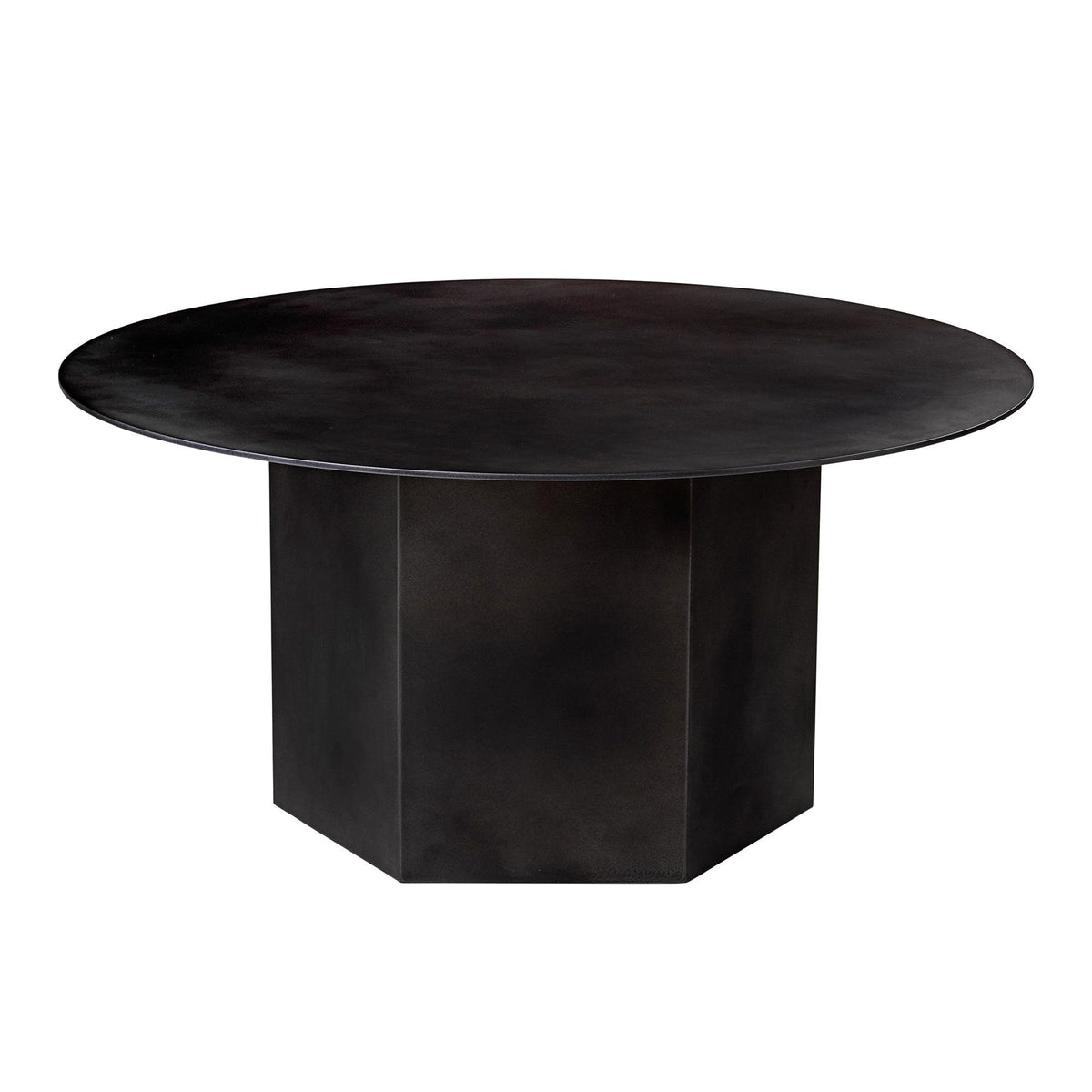 Epic Coffee Table Round Ø80 Burnt Red Travertine