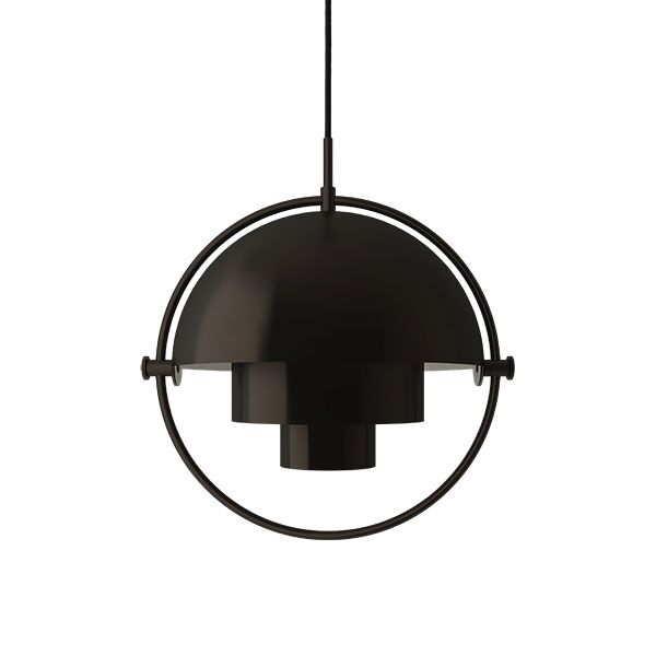 Multi-Lite Pendant Large Black Brass