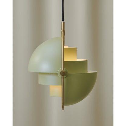 Multi-Lite Pendant Large Black Brass