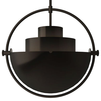 Multi-Lite Pendant Large Black Brass