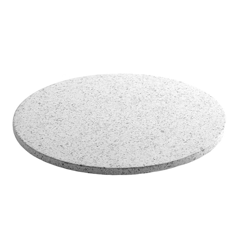 Terrazzo tray by Serax #round 40 cm, white #