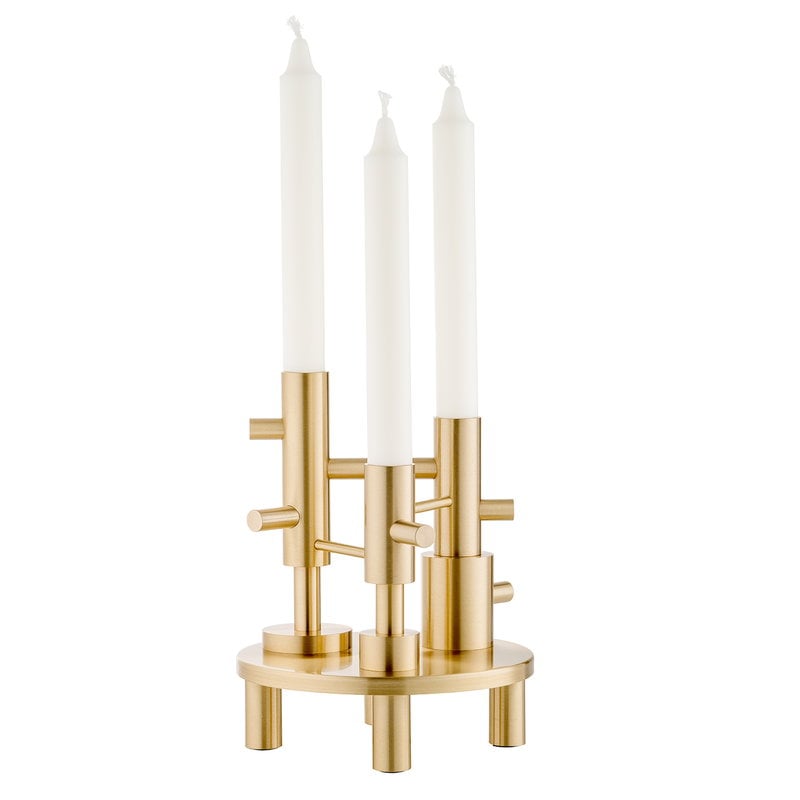 JH candelabra by Fritz Hansen #brass #
