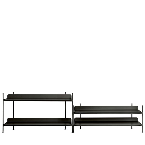 Compile shelf by Muuto #Configuration 5, black #