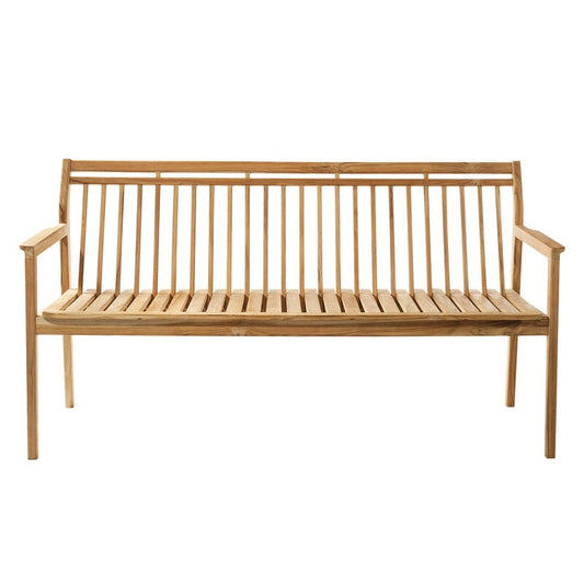 M11 Sammen 3-seater bench with backrest by FDB Møbler # #