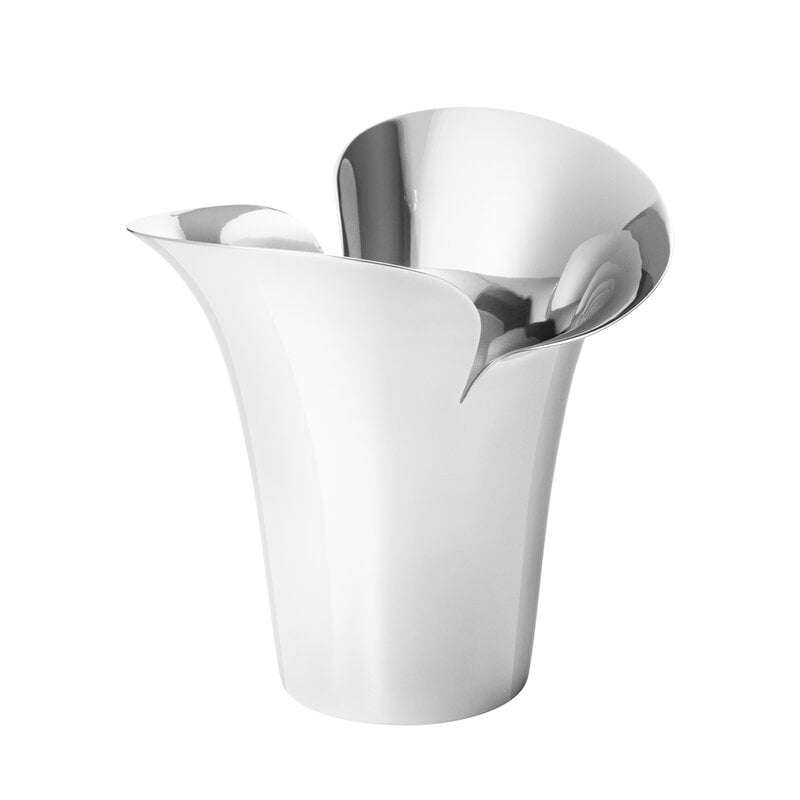 Bloom Botanica flower pot by Georg Jensen #XS, stainless steel #