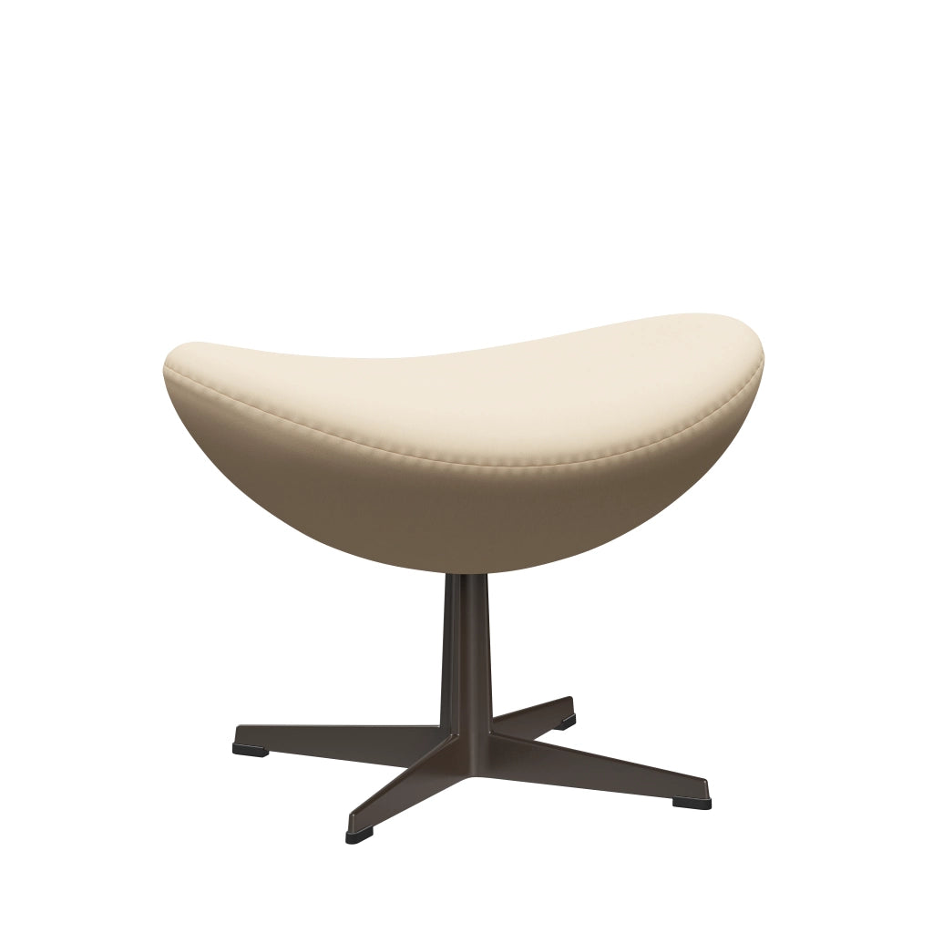 Egg™ - 3127, Foot Stool by Fritz Hansen #Comfort | White/Beige (08384)