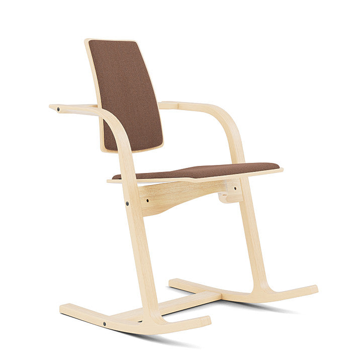 Actulum™ - Rocking Ergonomic Chair (Base - Natural Lacquered Ash) by Varier Furniture #Re-Wool | 568