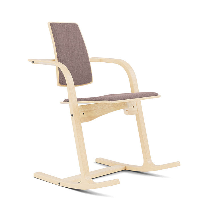 Actulum™ - Rocking Ergonomic Chair (Base - Natural Lacquered Ash) by Varier Furniture #Re-Wool | 648