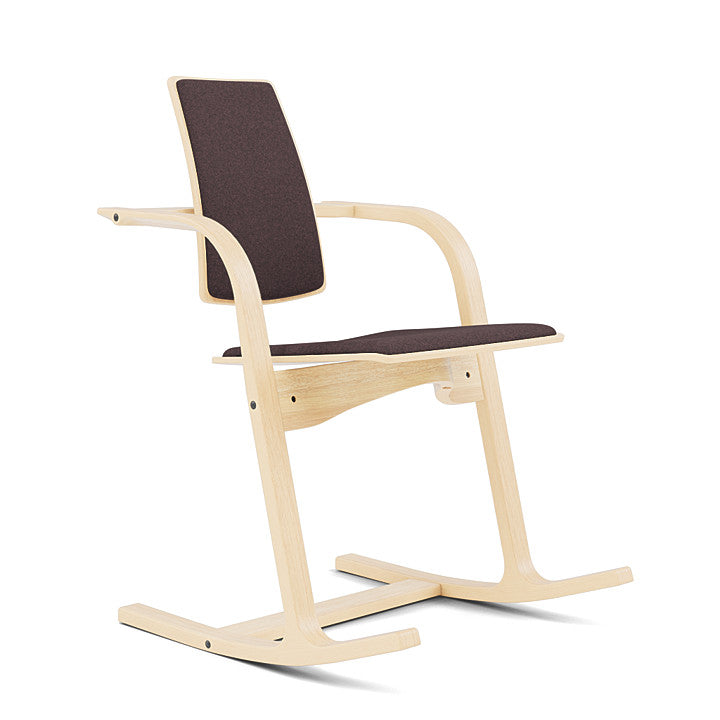 Actulum™ - Rocking Ergonomic Chair (Base - Natural Lacquered Ash) by Varier Furniture #Divina Melange | 677