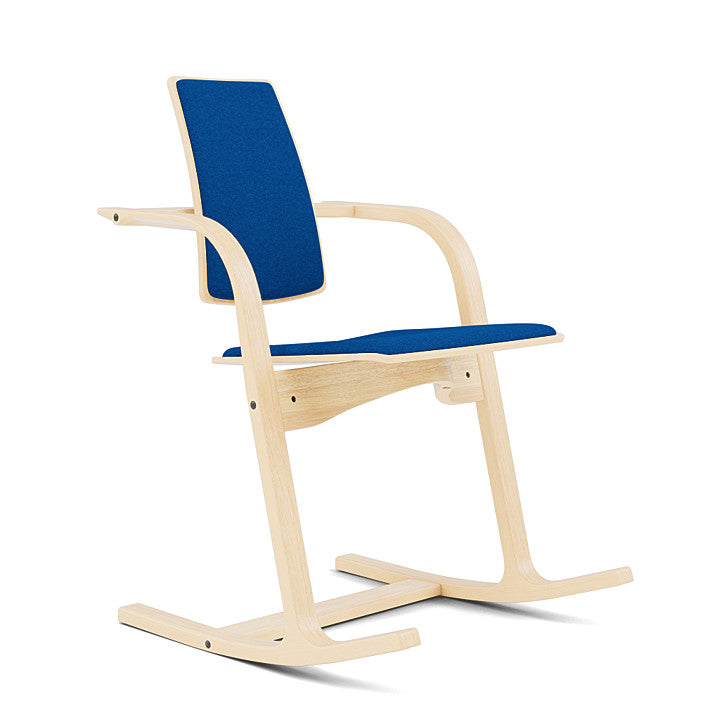 Actulum™ - Rocking Ergonomic Chair (Base - Natural Lacquered Ash) by Varier Furniture #Divina Melange | 757