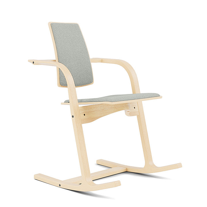 Actulum™ - Rocking Ergonomic Chair (Base - Natural Lacquered Ash) by Varier Furniture #Divina Melange | 120