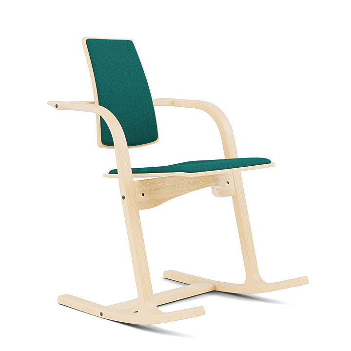 Actulum™ - Rocking Ergonomic Chair (Base - Natural Lacquered Ash) by Varier Furniture #Divina Melange | 821