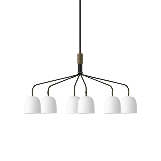 Howard Chandelier 6 Arm Bone China