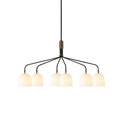 Howard Chandelier 6 Arm Bone China