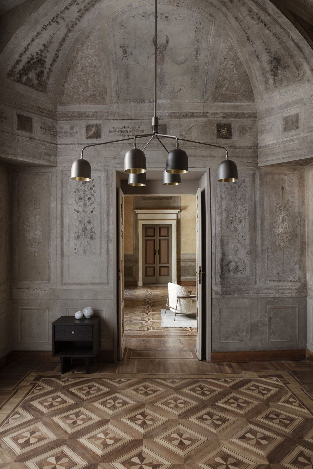 Howard Chandelier 6 Arm Gunmetal