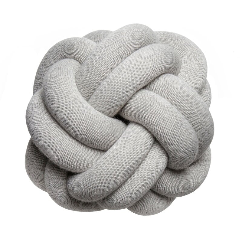Knot cushion by Design House Stockholm #white - grey #