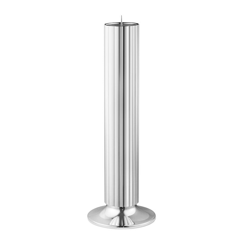 Bernadotte floor candleholder by Georg Jensen #40 cm, stainless steel #
