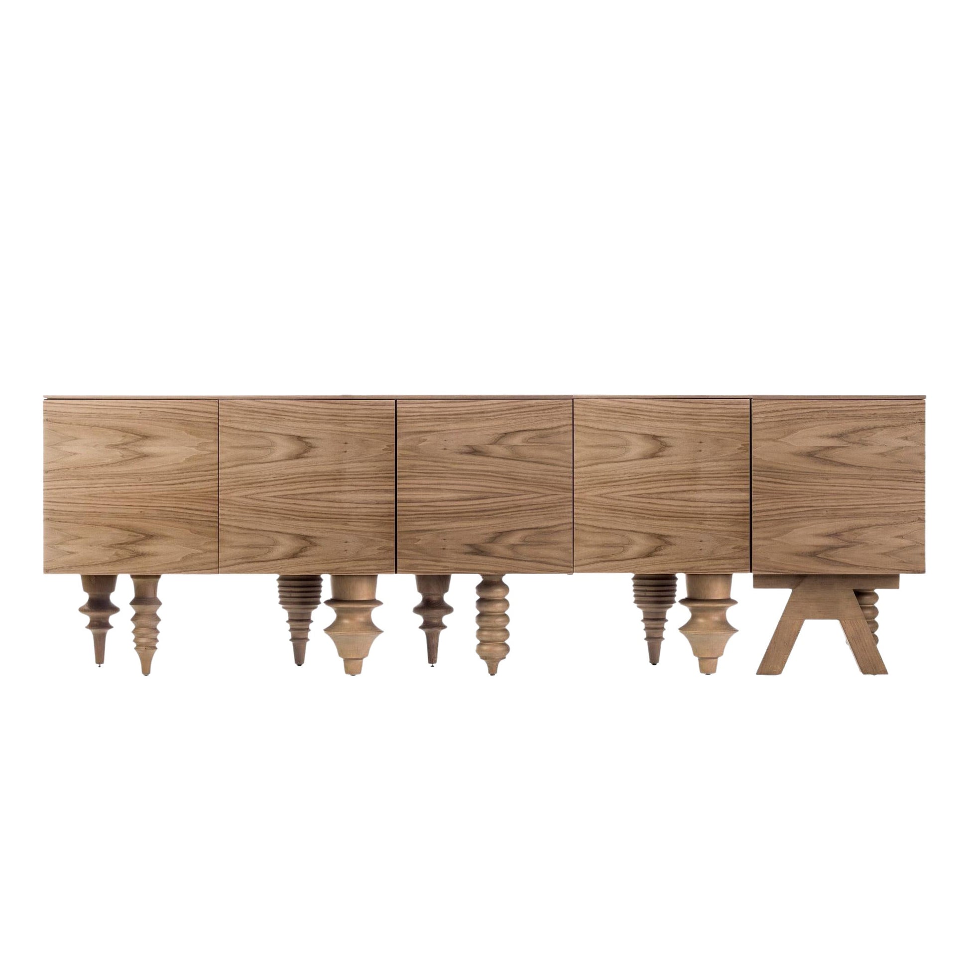 MDF sideboard MULTILEG 2.5M by Bd Barcelona Design