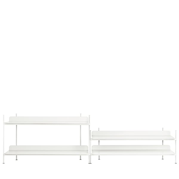 Compile shelf by Muuto #Configuration 5, white #