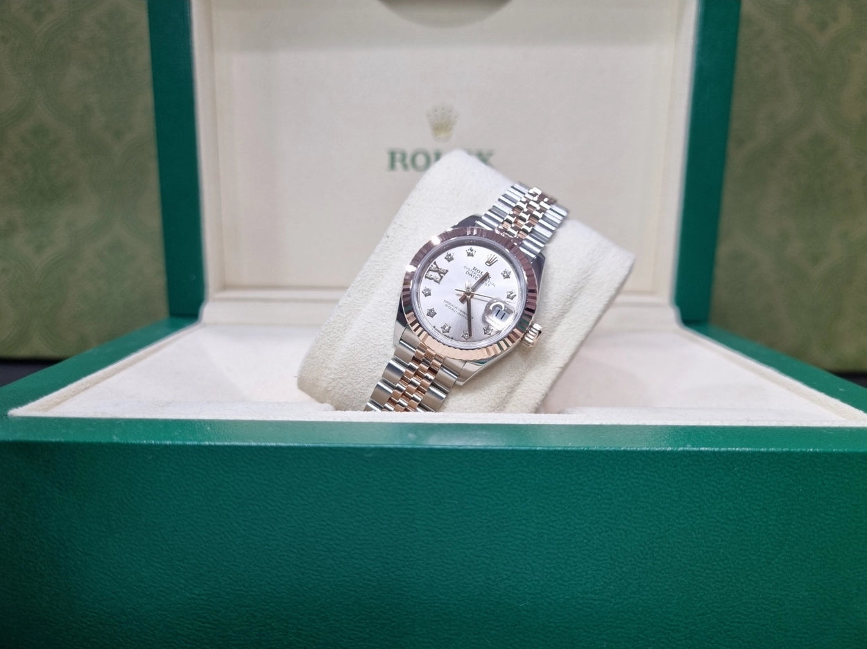 [빈티지/매장즉시발송] Rolex® Datejust 28 (28mm | 썬더스트 핑크 다이얼 | 스타/별 다이아 인덱스 | 로즈골드 | 플루쥬빌)
