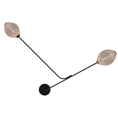 Satellite Wall Lamp Hardwired Cream White Semi Matt