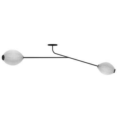 Satellite Wall Lamp Hardwired Cream White Semi Matt